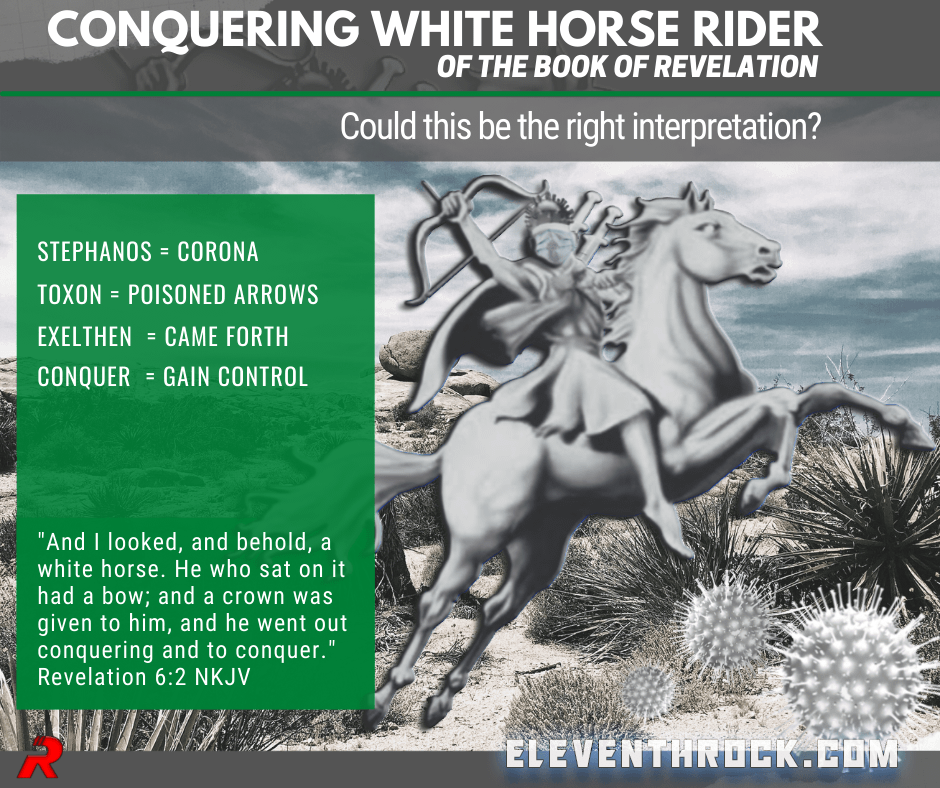 Is Covid the conquering White Horse Rider of Revelation?