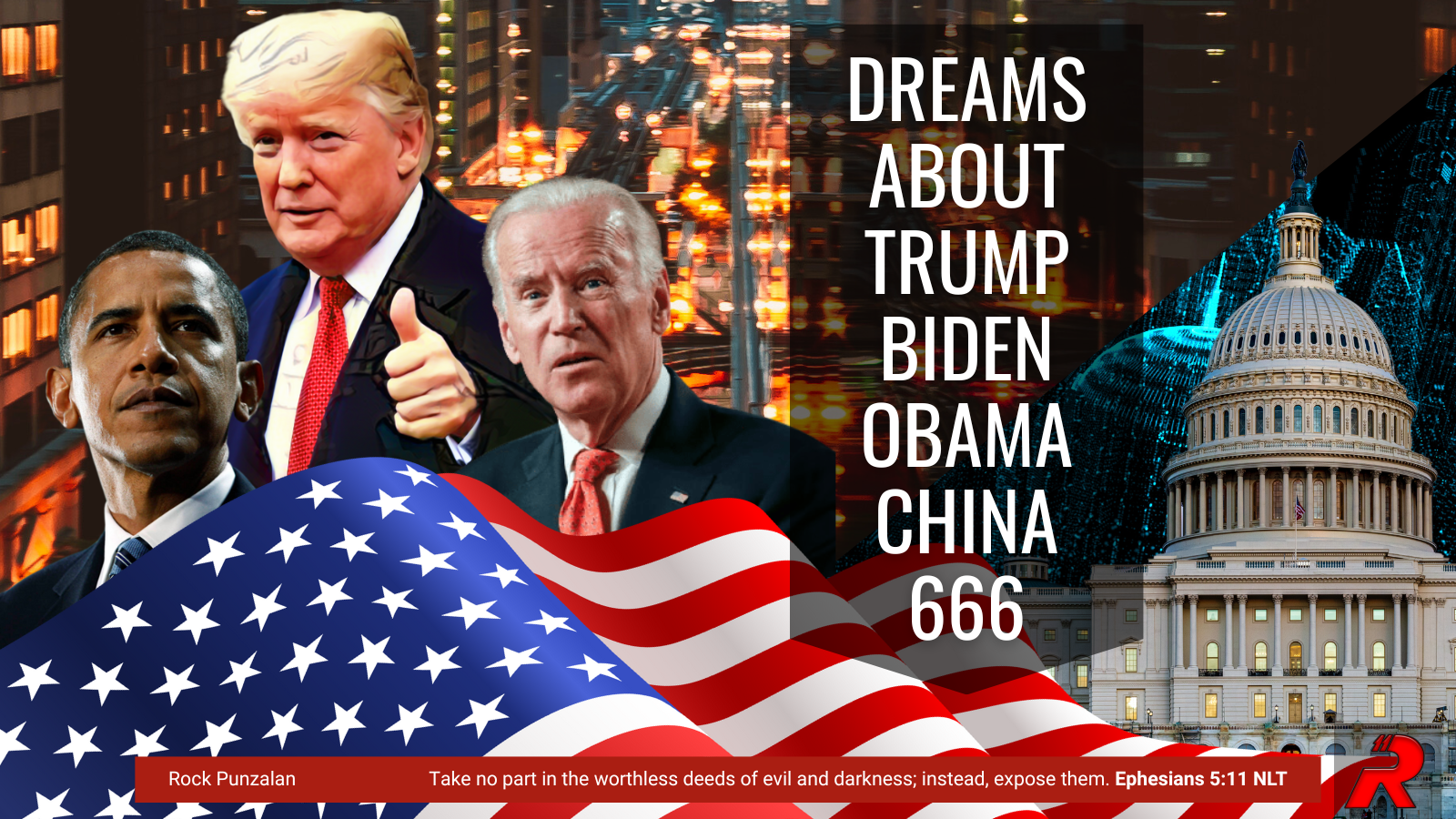 Dreams about Trump, Biden, Obama, 666, China, and multitudes of dead people